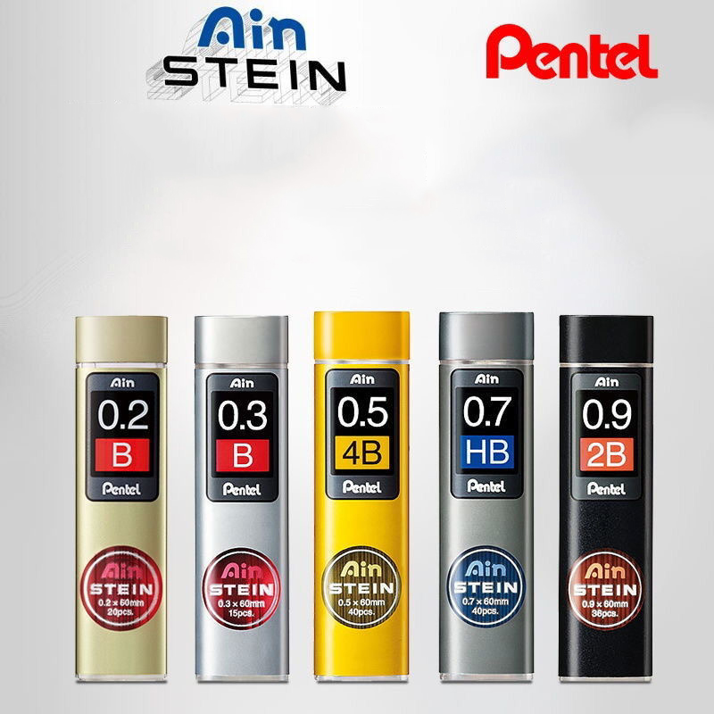 Pentel Pen Energel - 1 قطعة Pentel Ain STEIN 0.2/0.3/0.5/0.7/0.9