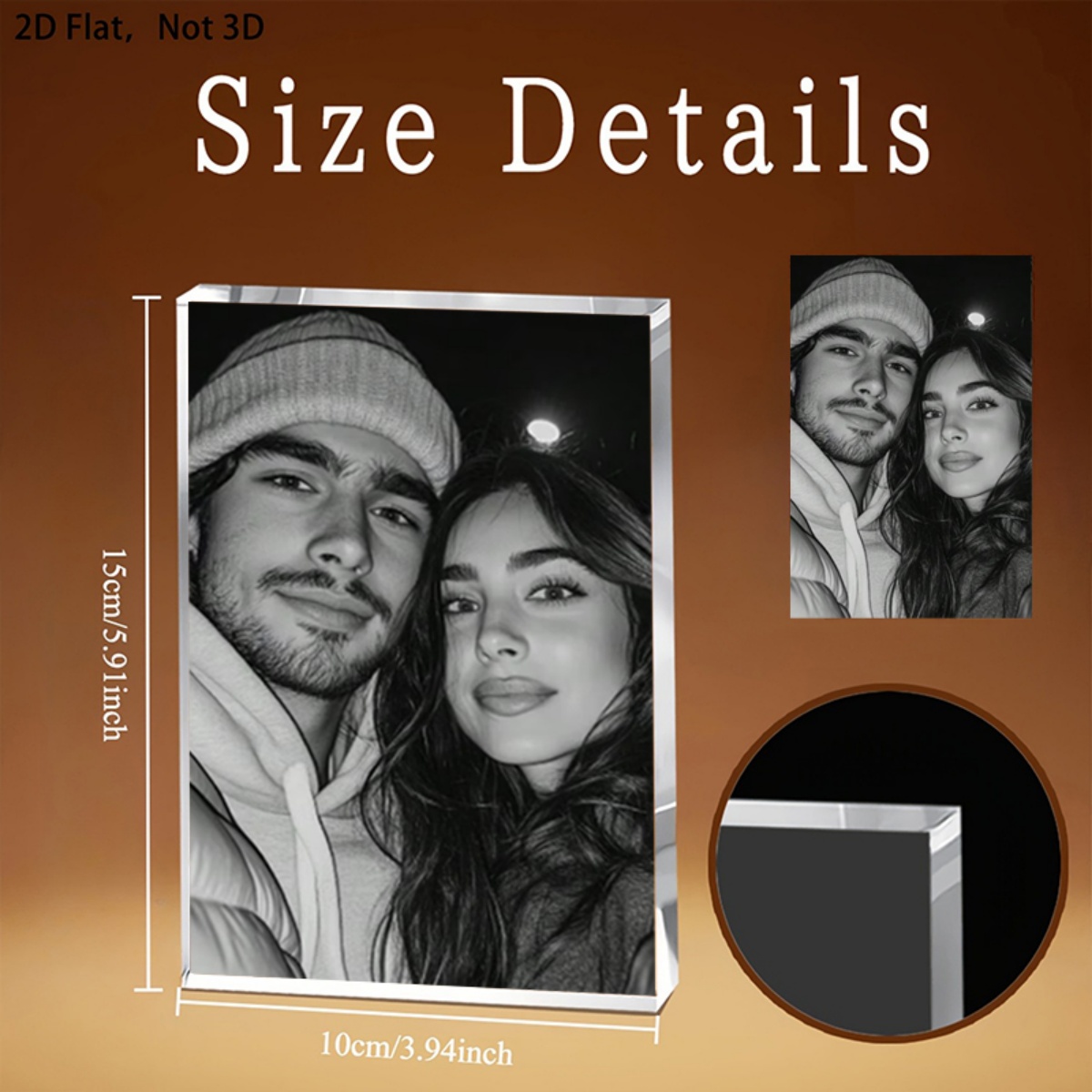 زينة مكتبية من الأكريليك قابلة - مراجعة Photo Acrylic Block وسعره